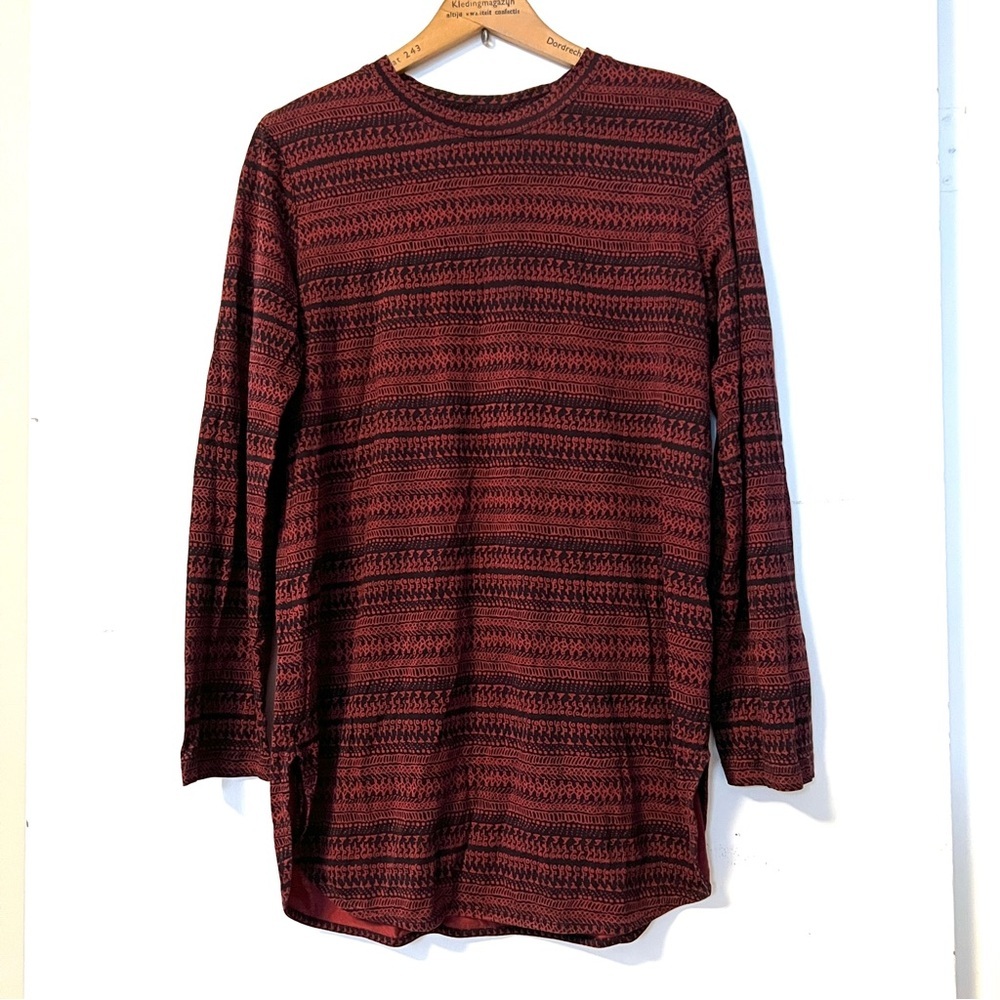 Marimekko Red and Black Patterned Tunic
